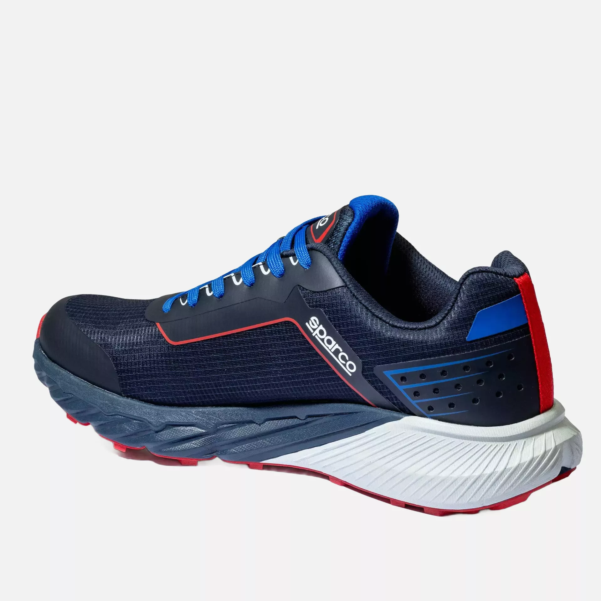 Sparco BTB0007B0-N31, S-Park Safety Shoes O1, Navy Blue/Red, image 2