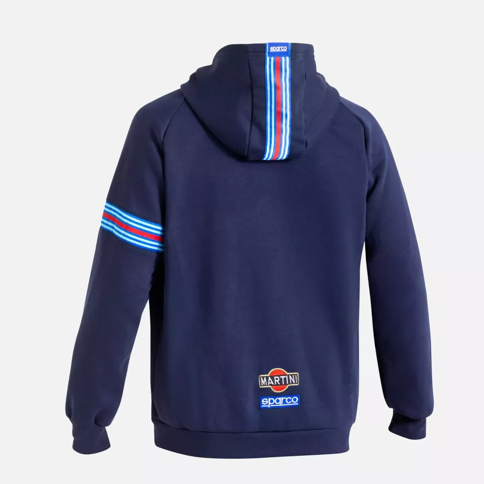 Sparco BMF0013D0-N02, Martini Racing Kapuzen-Sweatjacke, Marineblau, image 2, gallery thumbnail