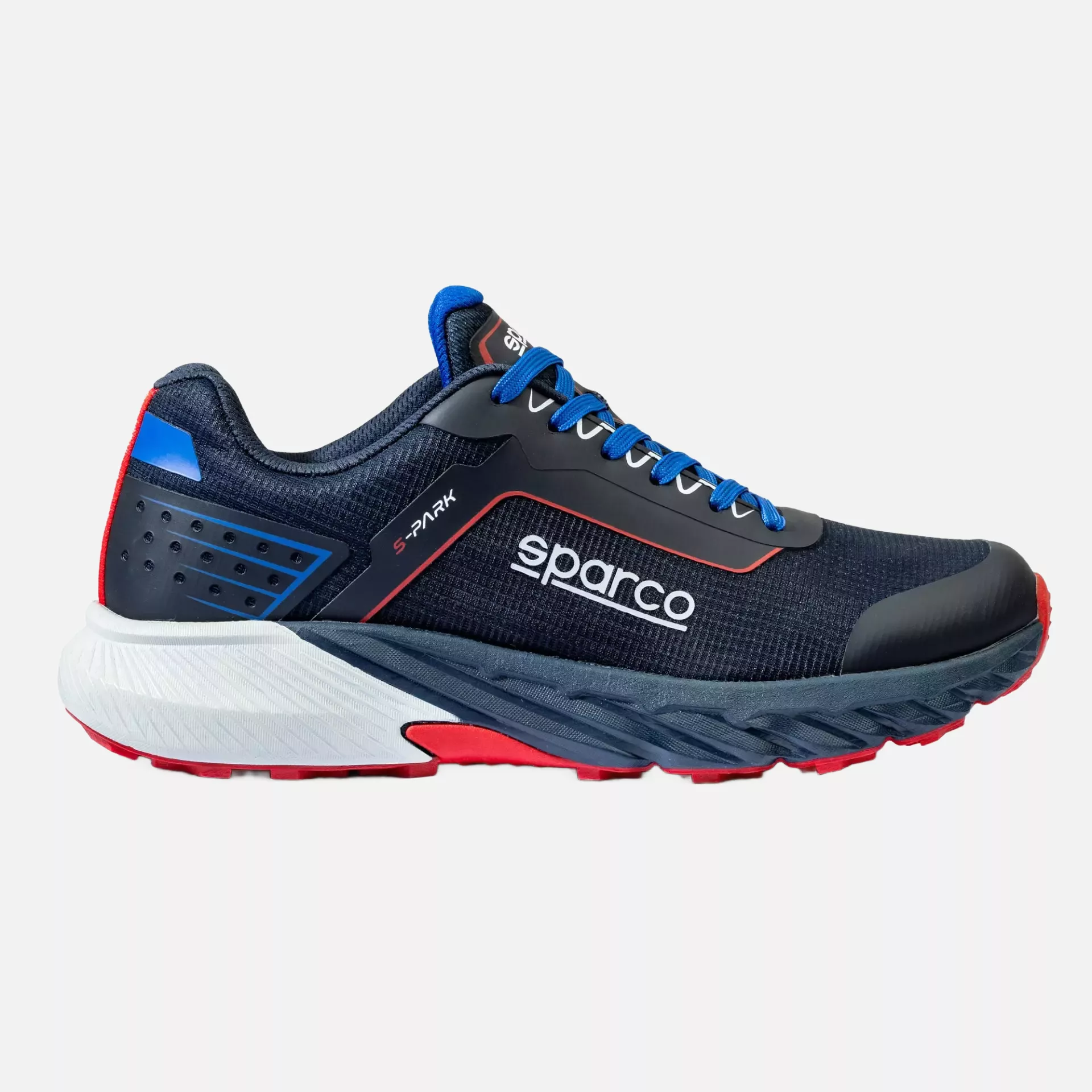 Sparco BTB0007B0-N31, S-Park Safety Shoes O1, Navy Blue/Red, image 3
