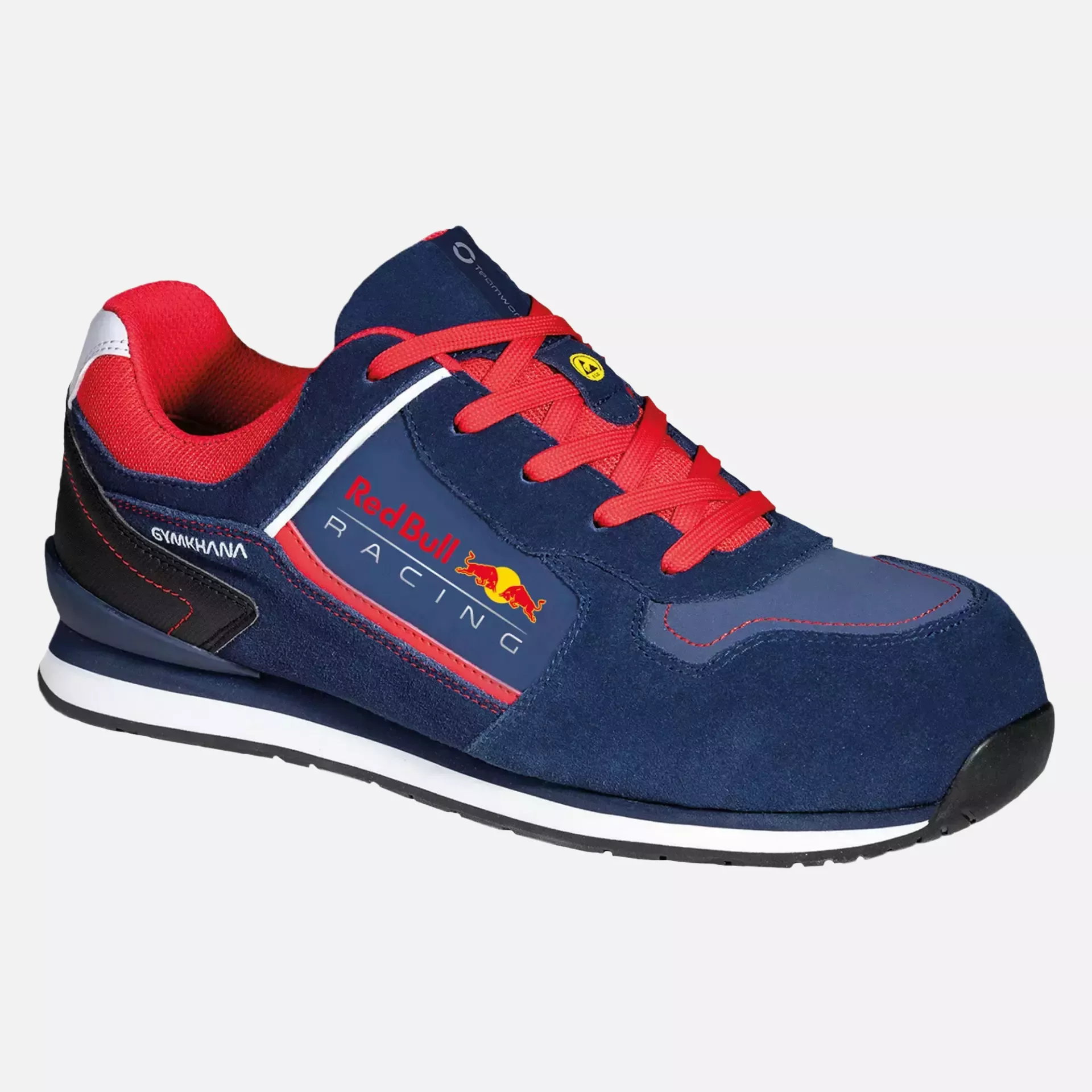 Sparco 07535RBBMRS, Gymkhana Redbull Saftey Shoes ESD ESD S3S SR FO HRO, Navy Blue/Red, image 4