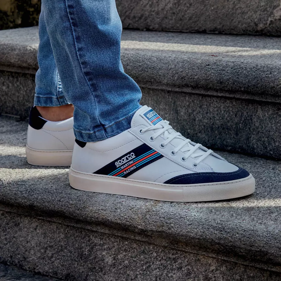 Sparco 0012B3MR-BIBM, S-TIME MARTINI-R Schuhe, Weiß/Blau, image 5, gallery thumbnail