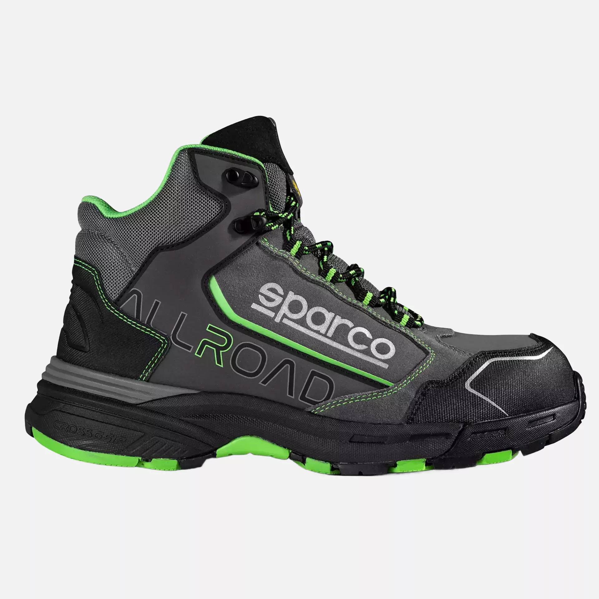 Sparco 07529GSVF, Allroad Leap Sicherheitsschuhe ESD S3S SR FO HRO, Grau/Grün, image 3