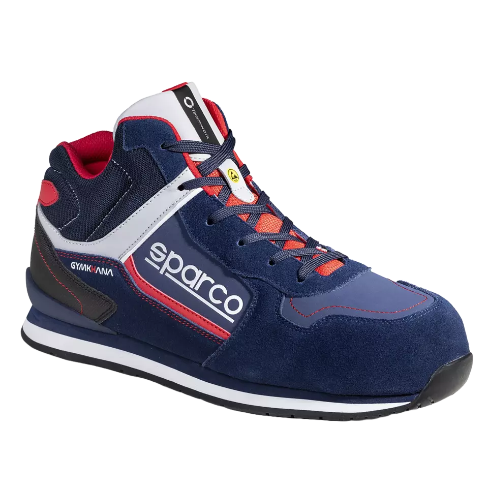 Sparco 07536BMRS, Gymkhana Olympus Skyddsskor ESD S3 SRC HRO, marinblå/röd, image 1, gallery thumbnail