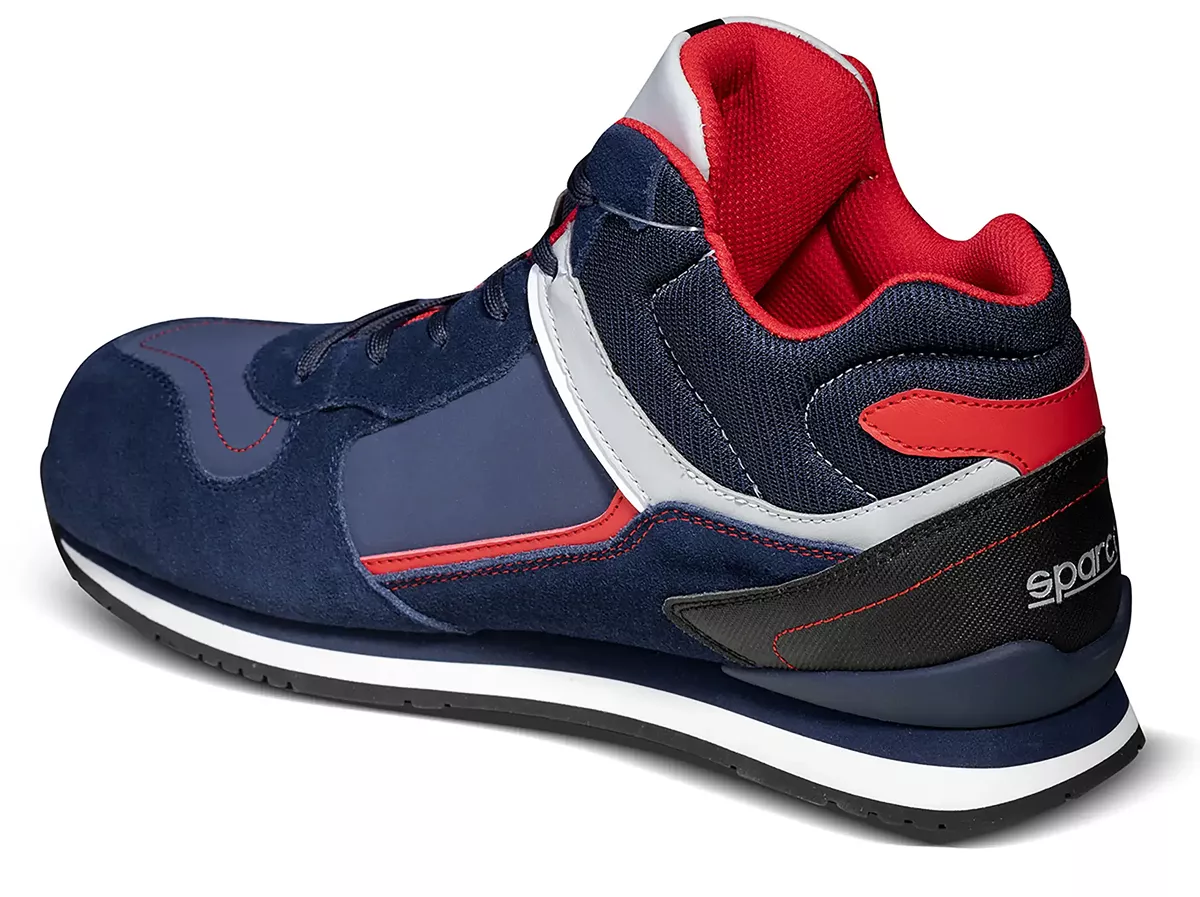 Sparco 07536BMRS, Gymkhana Olympus Sicherheitsschuhe ESD S3 SRC HRO, Marineblau/Rot, image 3