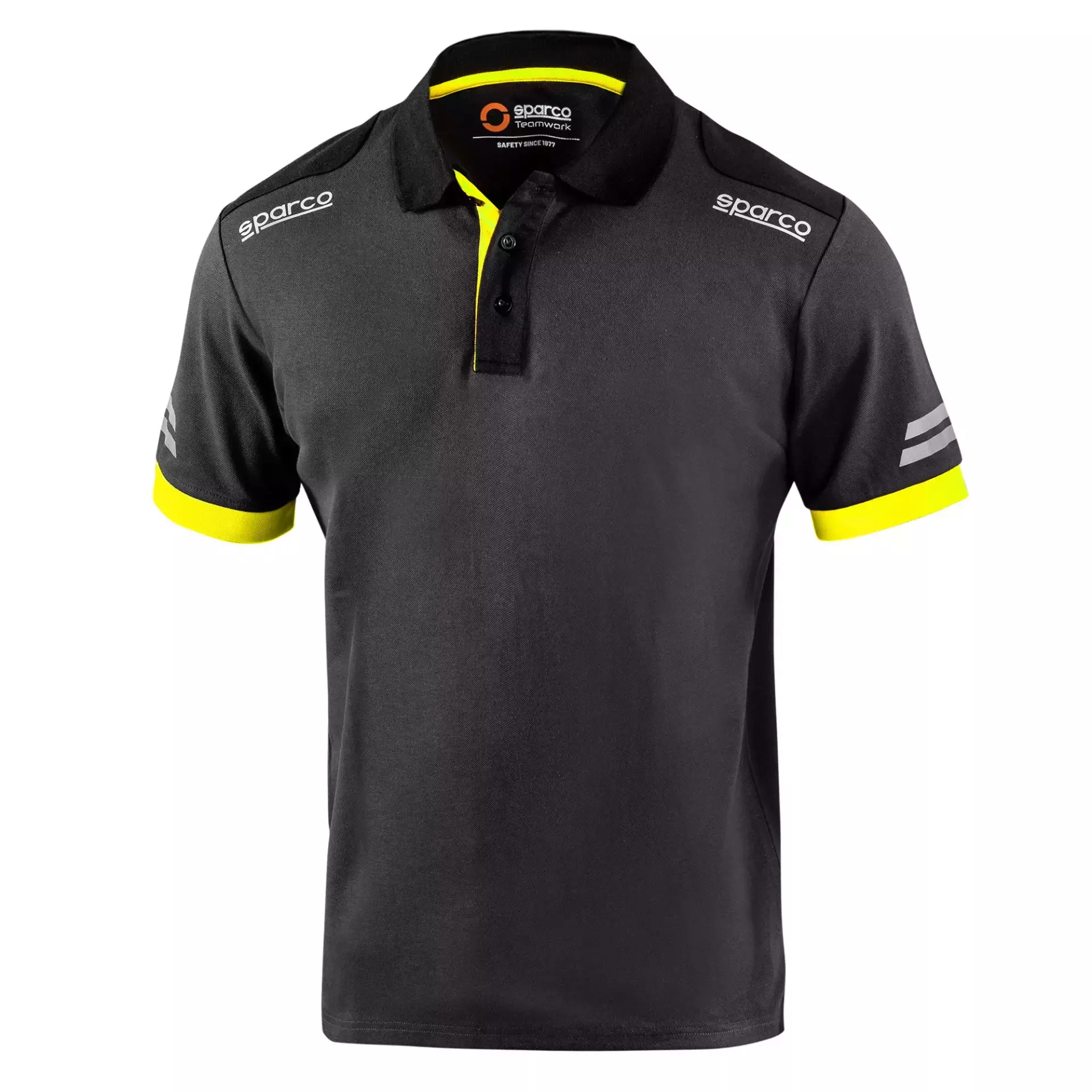 Sparco 02415GSGF, Toledo Tech Polo, Gray/Yellow, image 1