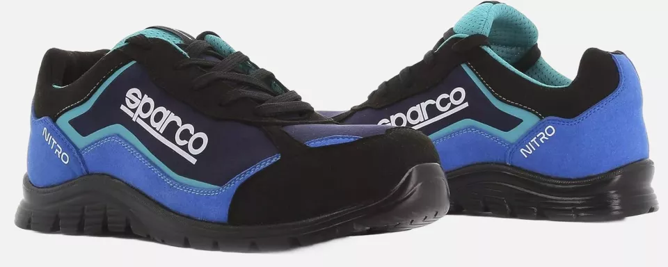 Sparco 07522NRAZ, Nitro Petter Sicherheitsschuhe ESD S3 SRC, Schwarz/Blau, image 2, gallery thumbnail