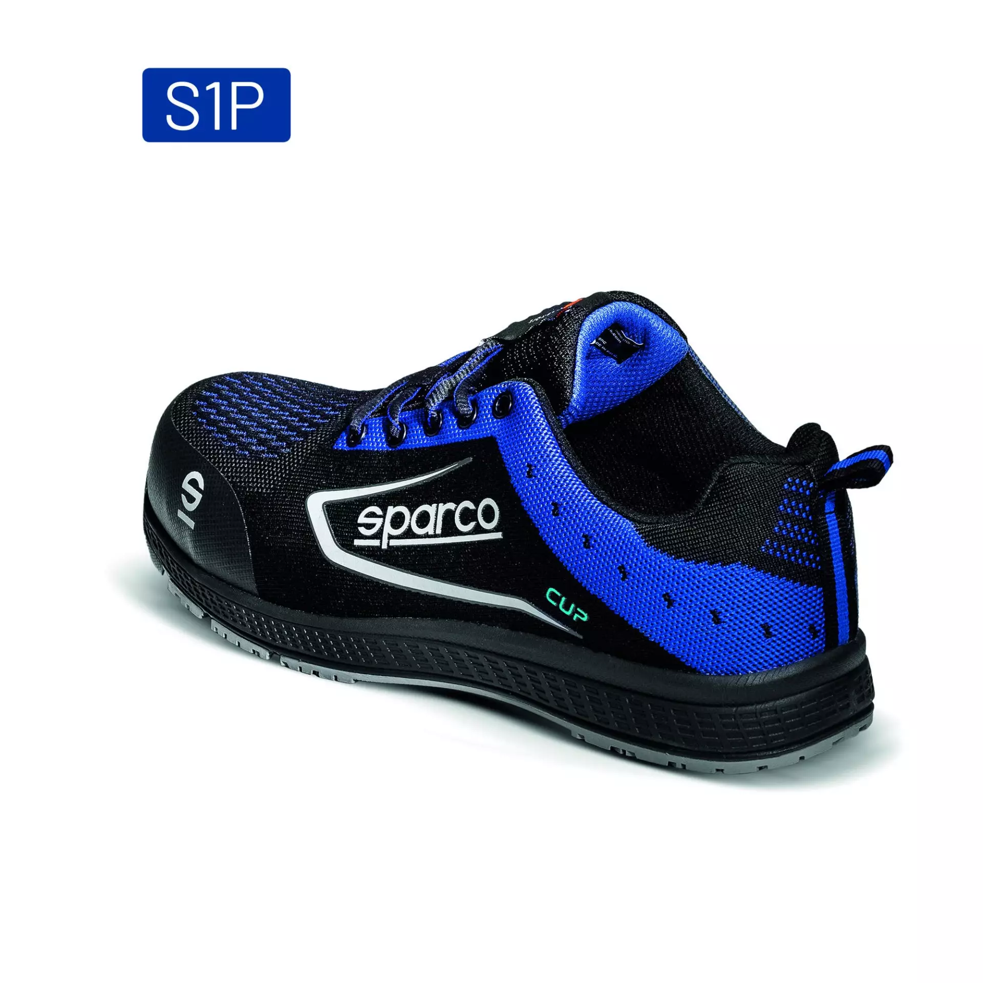 Sparco 07526NRAZ, Cup Ricard Sicherheitsschuhe ESD S1P SRC, Schwarz/Blau, image 2