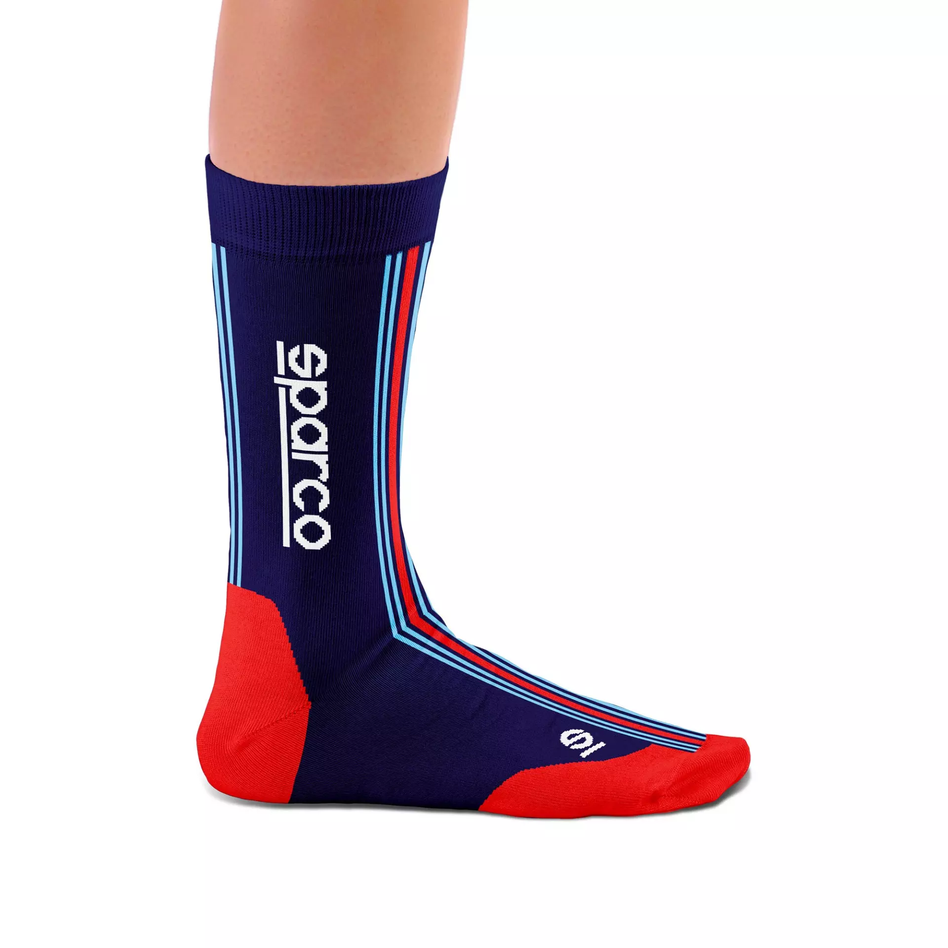 Sparco 099145MR-BMRS, Martini-R Iconic Socks, Blue/Red, image 1