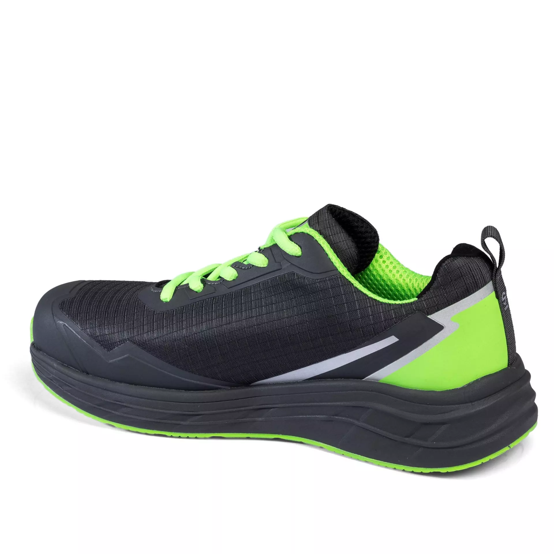 Sparco BTB0013B0-E54, Impulse Lucas Safety Shoes S3S SR FO HRO ESD, Dark Grey/Fluo Green