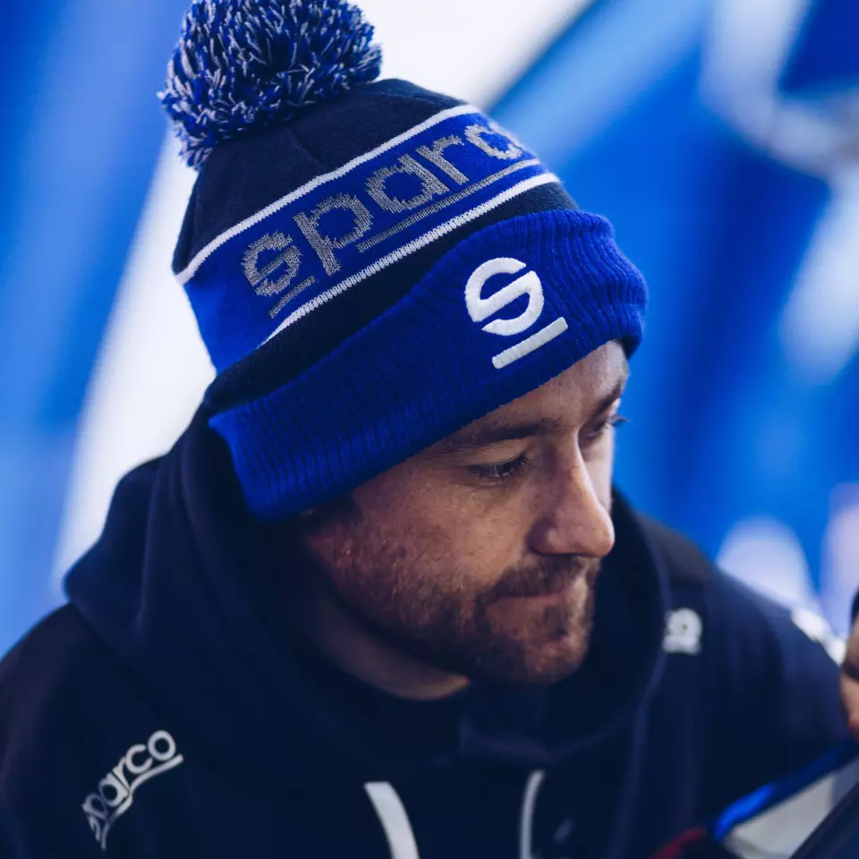 Sparco 01354AZBM, Reflex Beanie, Blue/Black, image 2, gallery thumbnail