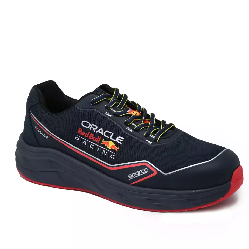 Sparco 07545RBBM, Impulse Milton Safety Shoes, S1PS, Red/Navy Blue, image 1, gallery thumbnail