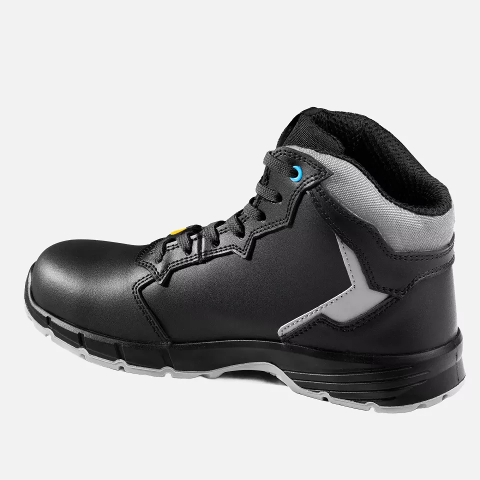 Sparco BTB0012B0-K11, TARGA-H Safety Shoes ESD S3S SR FO, Black/Dark Grey, image 2, gallery thumbnail
