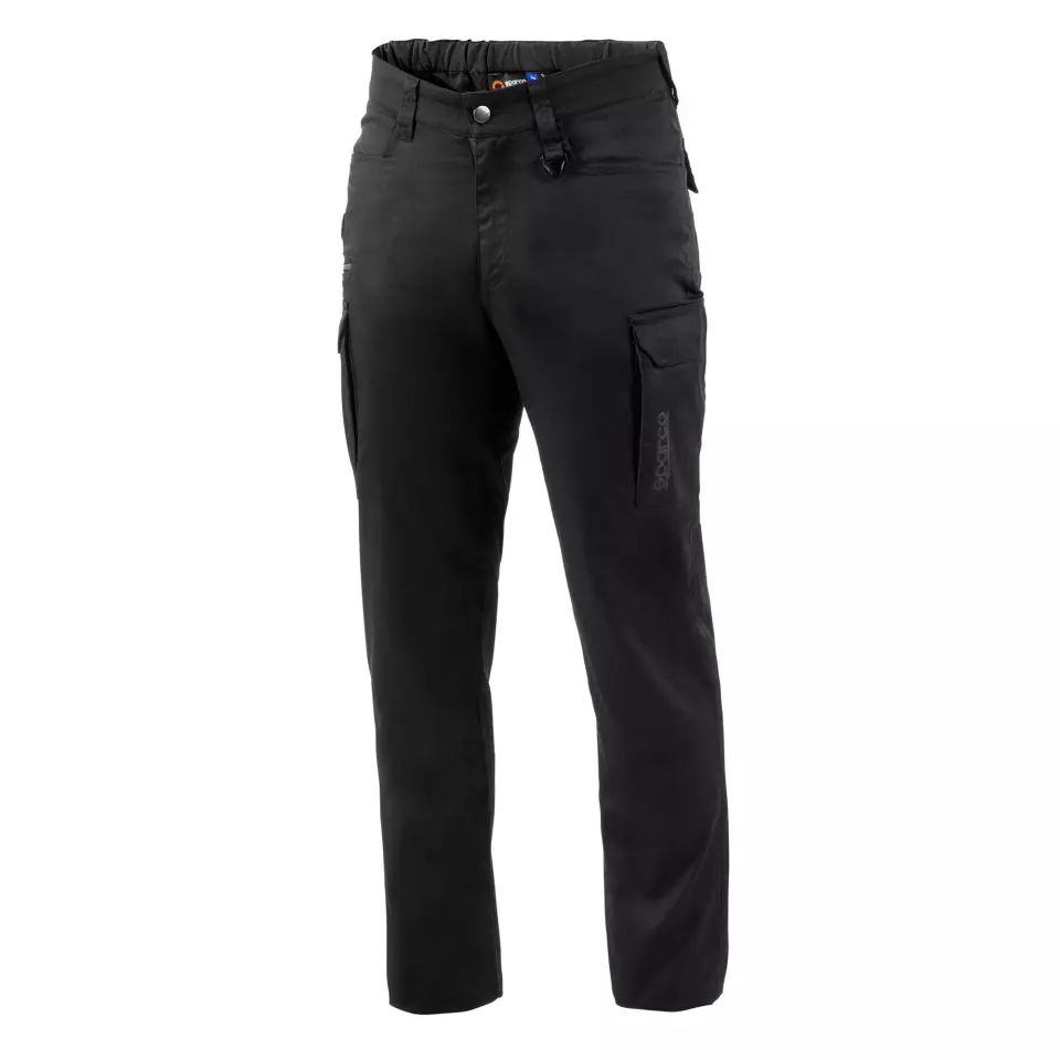 Sparco BTP0001B0-K11, Vermont Work Trousers, Black/Dark Grey, image 1, gallery thumbnail