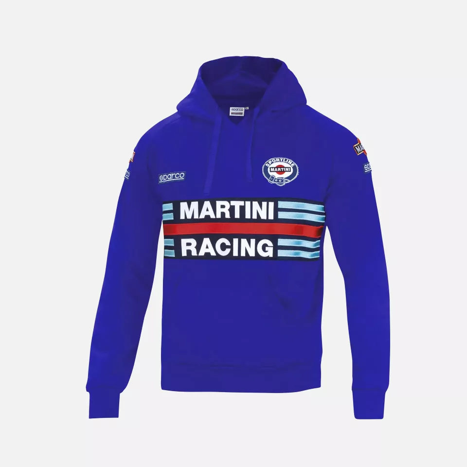 Sparco 01279MR-AZ, Martini Racing Hoodie, Blue, image 1, gallery thumbnail