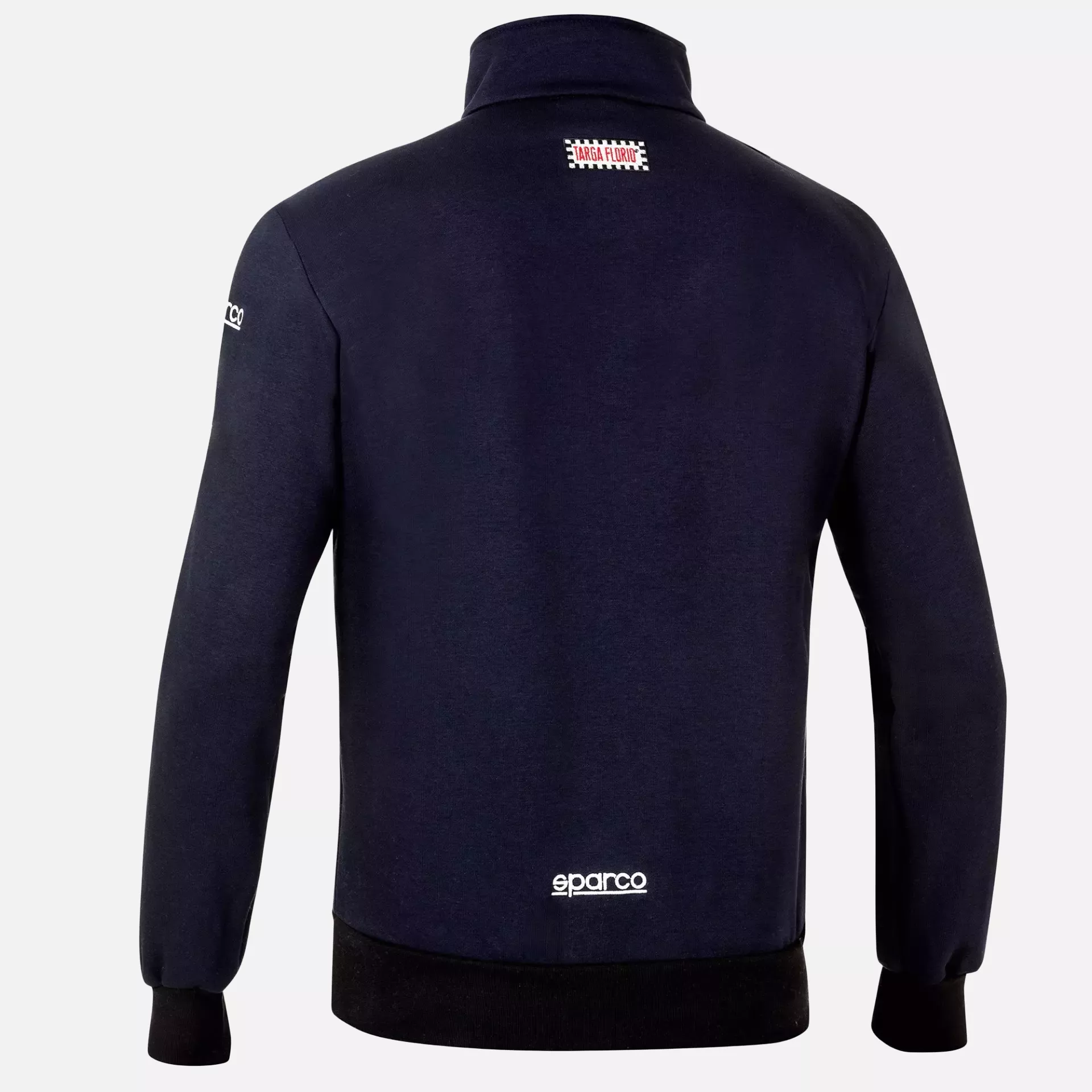 Sparco 013042TF-BM, Targa Florio Full Zip Sweatshirt, Navy Blue, image 2