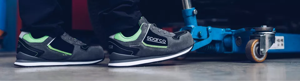 Sparco 07535GSVF, Gymkhana Chester Sicherheitsschuhe ESD S3 SRC HRO, Grau/Grün, image 4, gallery thumbnail