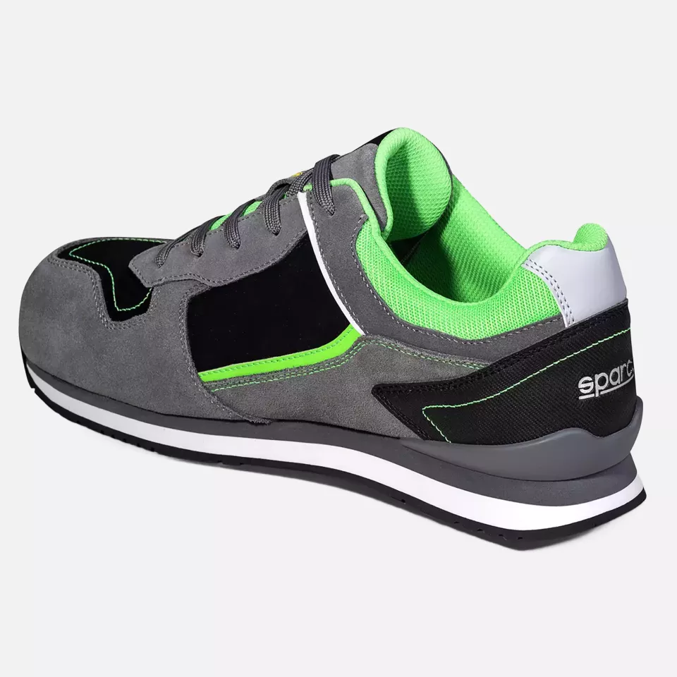Sparco 07535GSVF, Gymkhana Chester Saftey Shoes ESD S3 SRC HRO, Gray/Green, image 1, gallery thumbnail