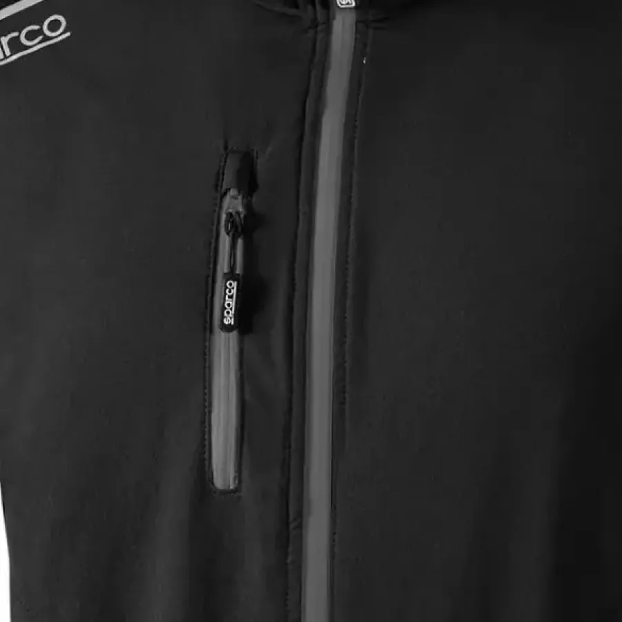 **Zipper Pockets** keep your essentials securely stored without disrupting the jacket’s sleek profile.