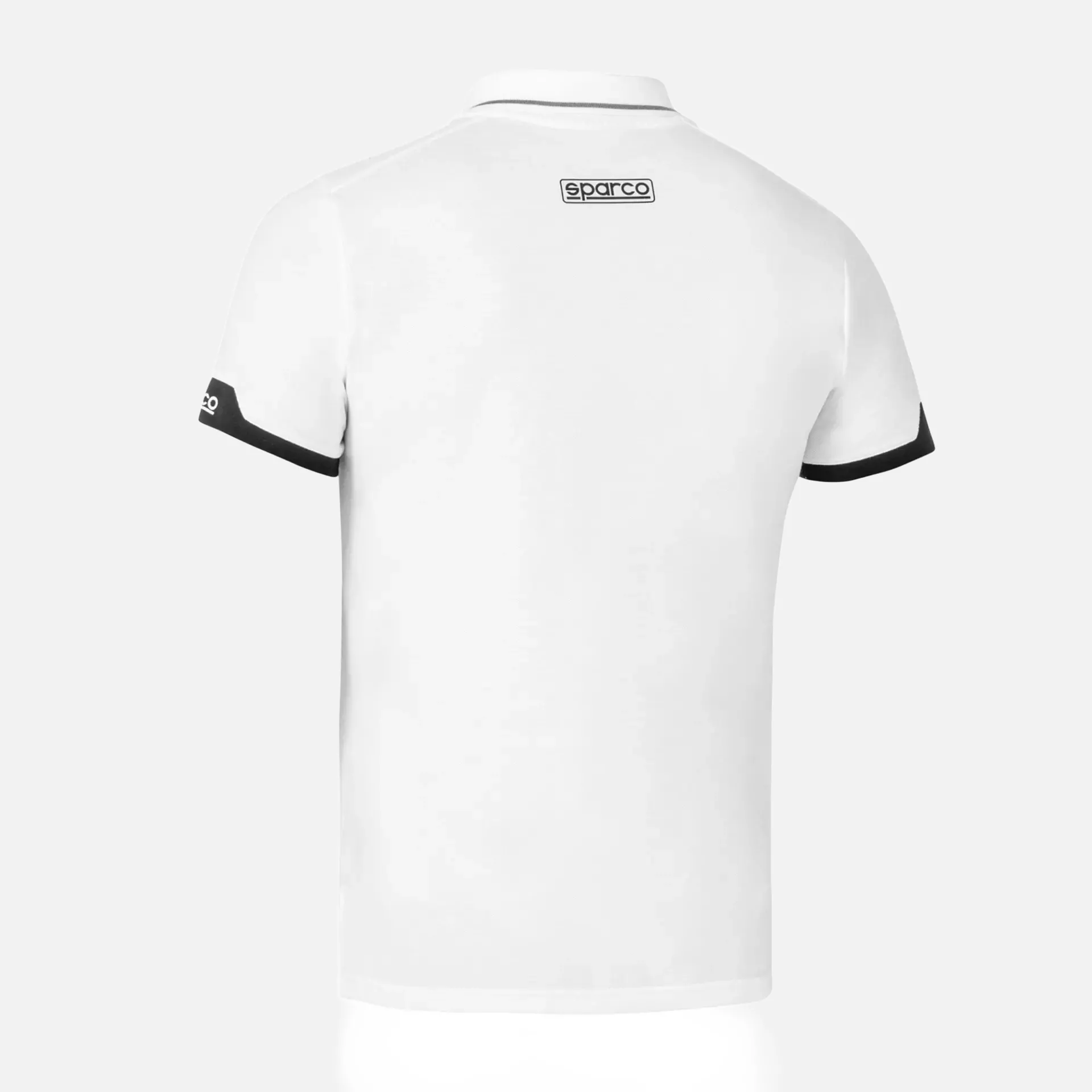 Sparco 013036-BI, MY2024 Zip Polo Shirt, White, image 2