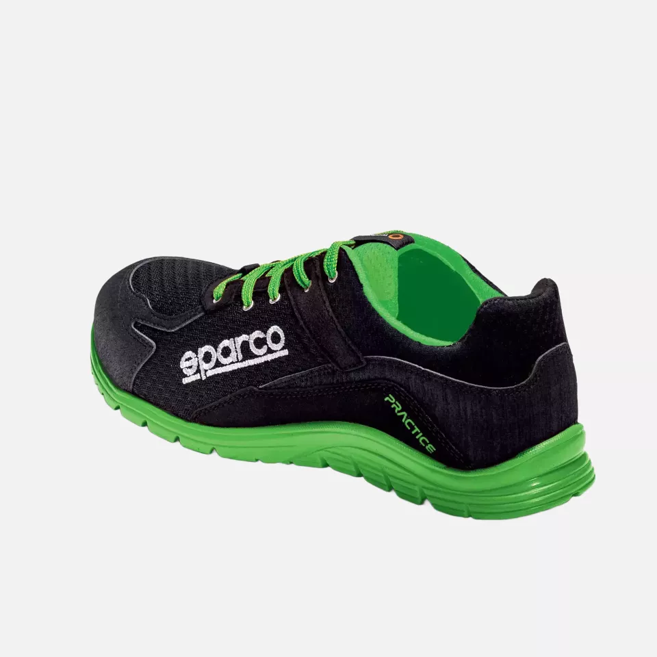 Sparco 07517NRVF, Practice Keke Sicherheitsschuhe ESD S1P SRC, Schwarz/Grün, image 3, gallery thumbnail