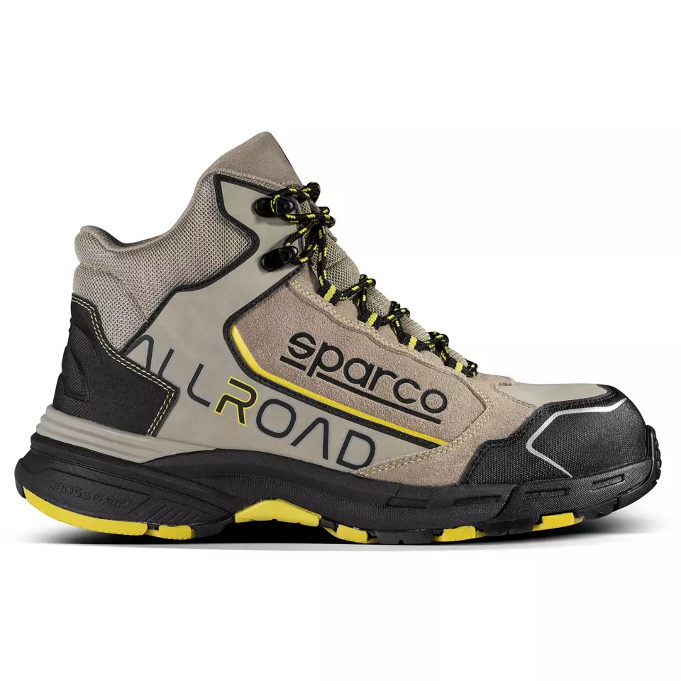 Sparco 07529TAGI, Allroad Stone Safety Shoes ESD S3S SR FO HRO, Tan/Yellow, image 4, gallery thumbnail