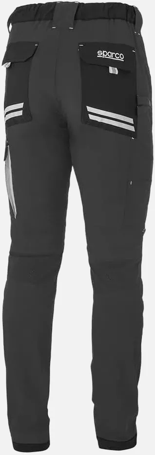 Sparco 02425NRGS, Kansas Tech Leichte Bundhose, Schwarz/Dunkelgrau, image 2