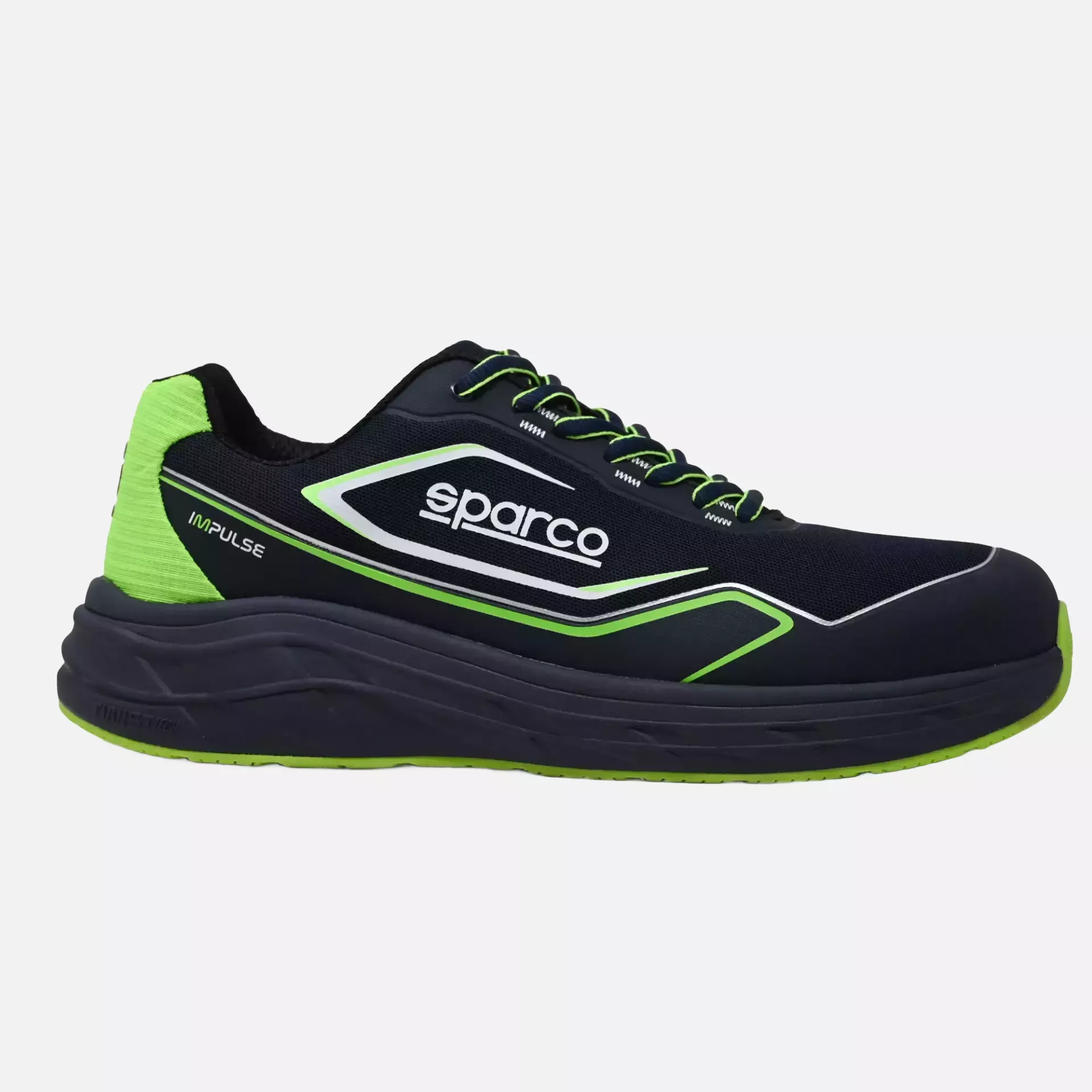 Sparco 07545BMVF, Impulse Willen Safety Shoes ESD S1PS SR FO HRO, Navy Blue/Green, image 2