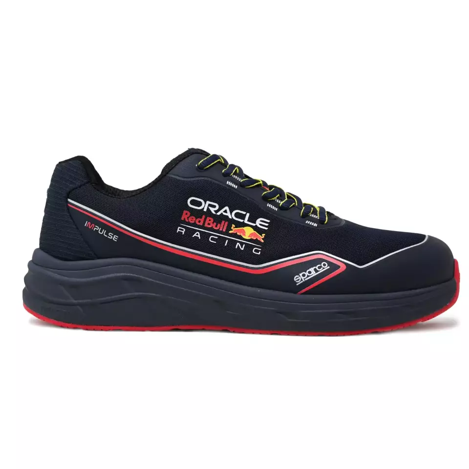 Sparco 07545RBBM, Impulse Milton Safety Shoes, S1PS, Red/Navy Blue, image 2, gallery thumbnail