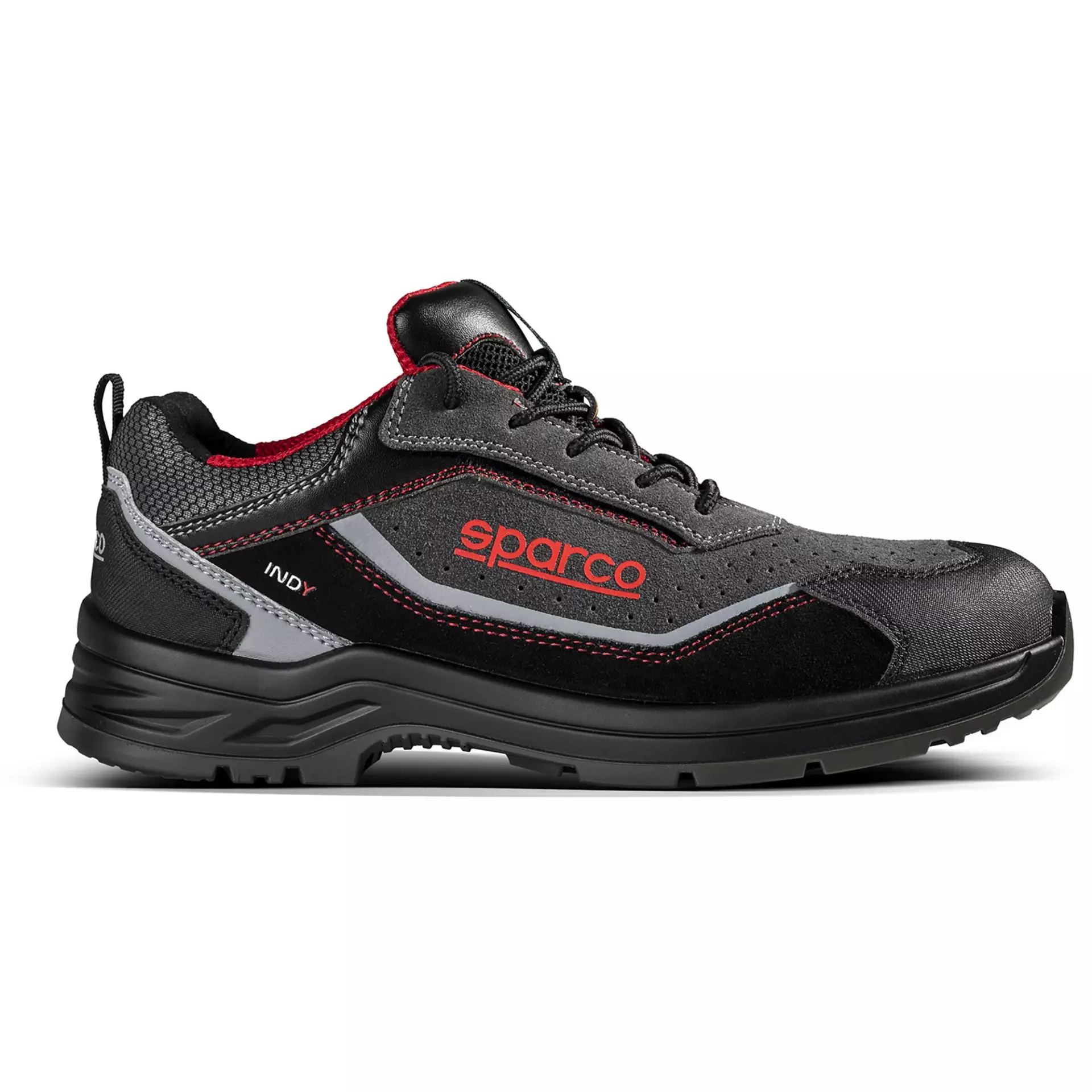 Sparco 07538NRGS, Indy Detroit Safety Shoes ESD S1PS SR FO LG, Black/Dark Gray, image 1