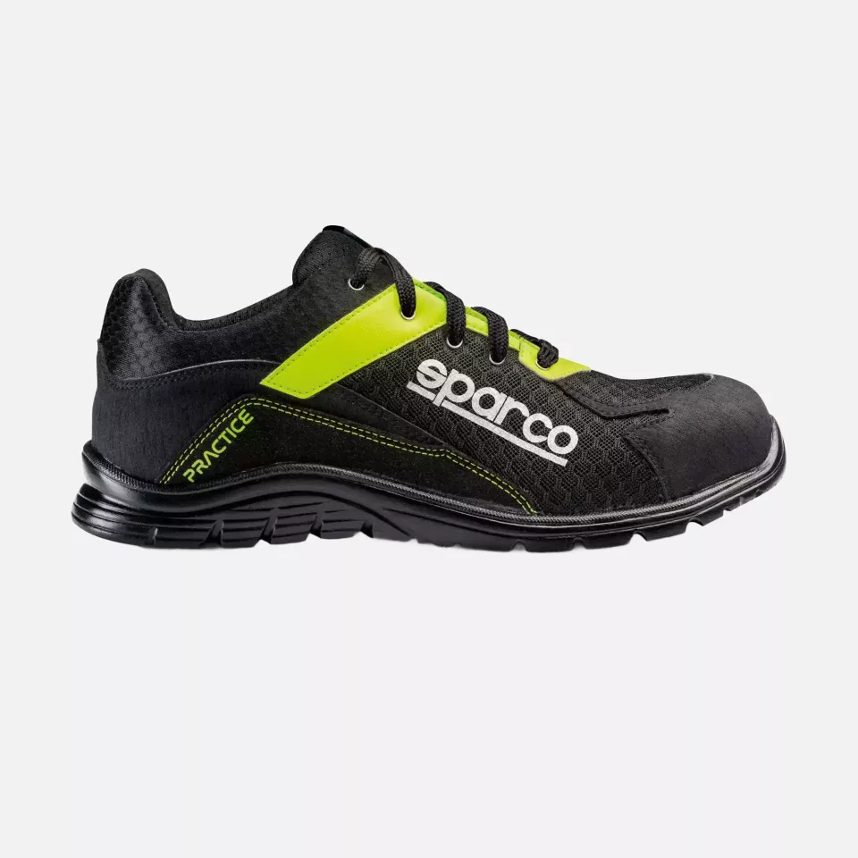 Sparco 07517NRGF, Practice Jos Safety Shoes ESD S1P SRC, Black/Yellow, image 7, gallery thumbnail