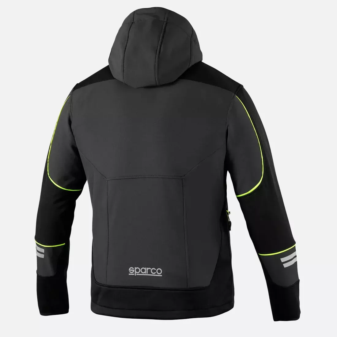 Sparco 02412GSGF, York Tech Softshell Jacket, Gray/Yellow, image 2