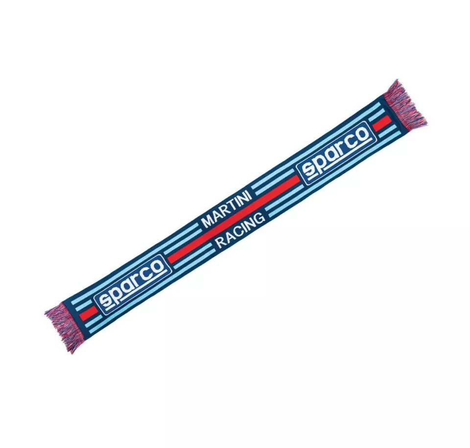 Sparco 099094MRAZ, Martini Racing Scarf, Blue, image 2, gallery thumbnail