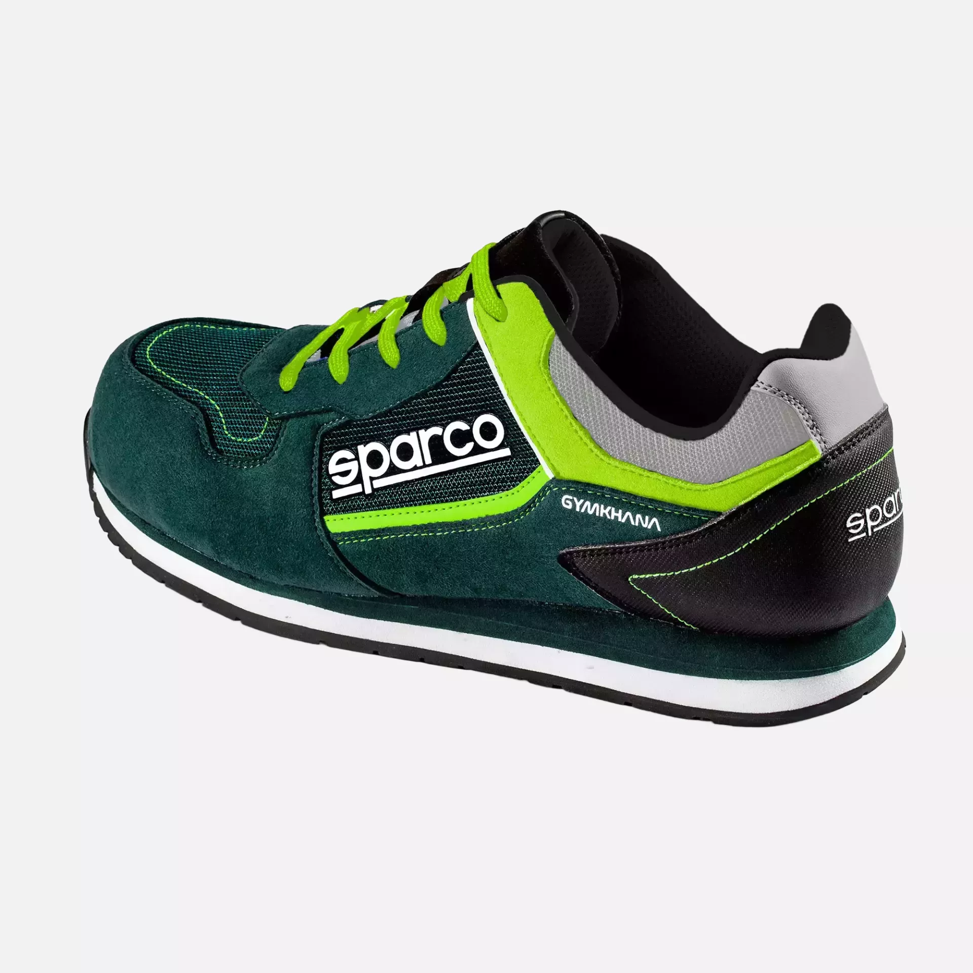 Sparco 07527VSLI, Gymkhana SEB Saftey Shoes S1P SRC, Dark Green/Lime, image 3