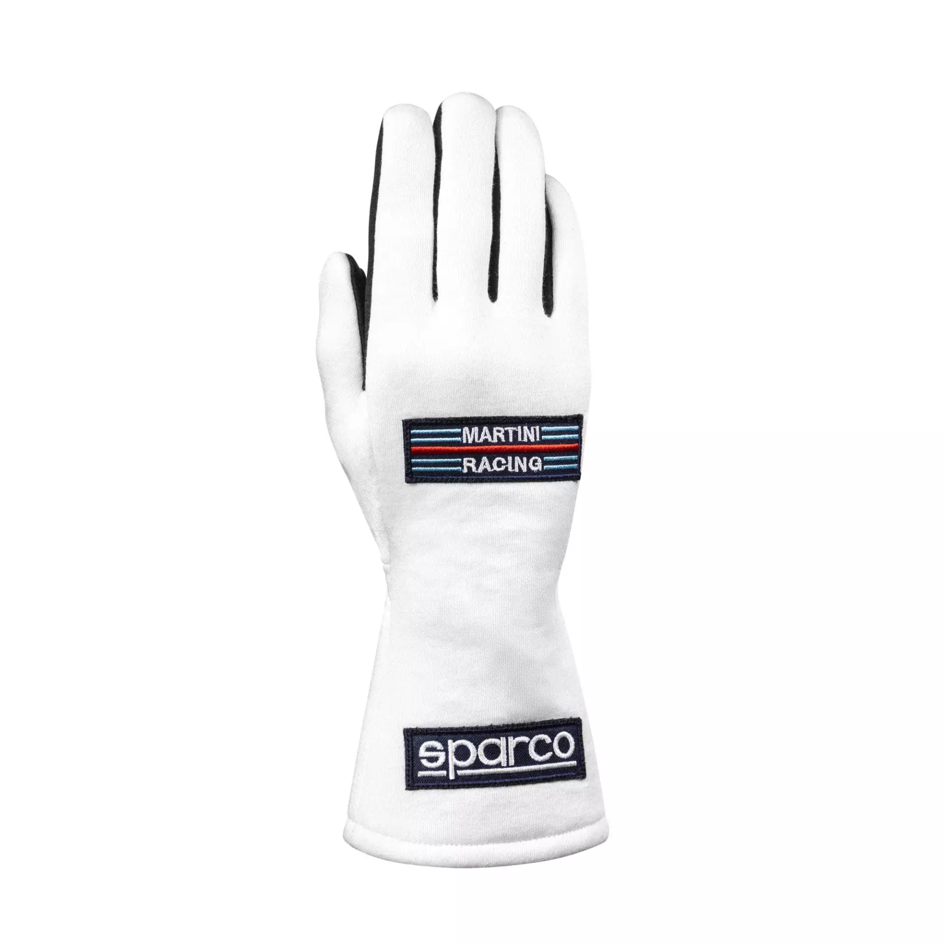 Sparco 001366MR-BI, Land Classic Racing Gloves Martini Racing, White/Black, image 1