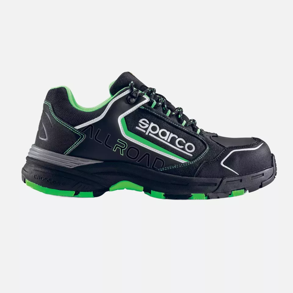 Sparco 07528NRVF, Allroad Baku Sicherheitsschuhe ESD S3S SR FO HRO, Schwarz/Grün, image 3, gallery thumbnail