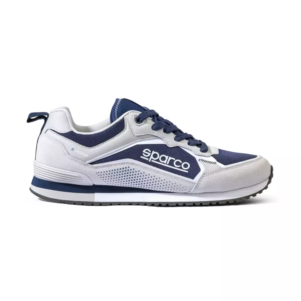 Sparco BMB0001B0-D23, S-ROAD Shoes, Beige/Navy Blue, image 3, gallery thumbnail