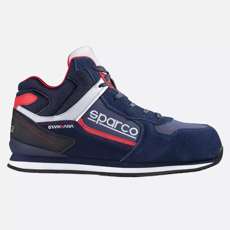 Sparco 07536BMRS, Gymkhana Olympus Saftey Shoes ESD S3 SRC HRO, Navy Blue/Red, image 4, gallery thumbnail