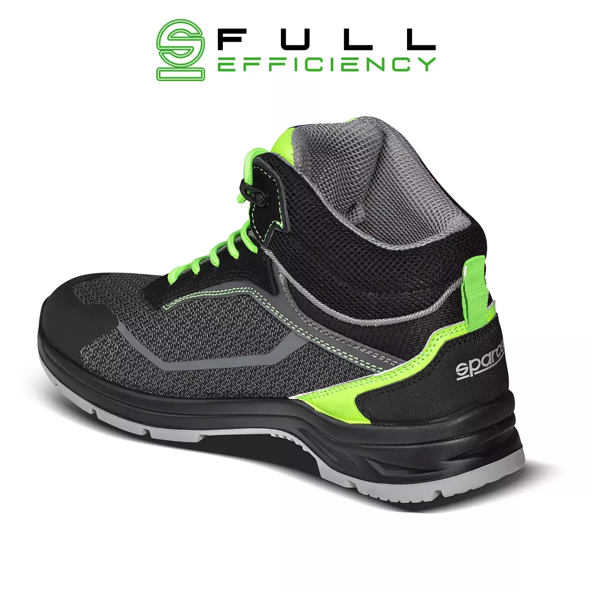 Sparco 07542NRVF, Indy Ranger Saftey Shoes ESD S3S SR FO LG, Black/Green, image 2