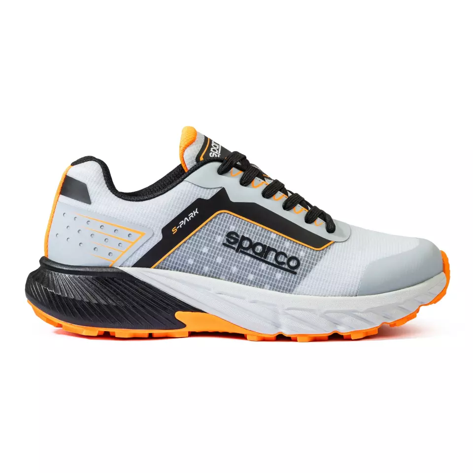 Sparco BTB0007B0-E43, S-PARK O1 Safety Shoes, Silver/Black, image 3, gallery thumbnail