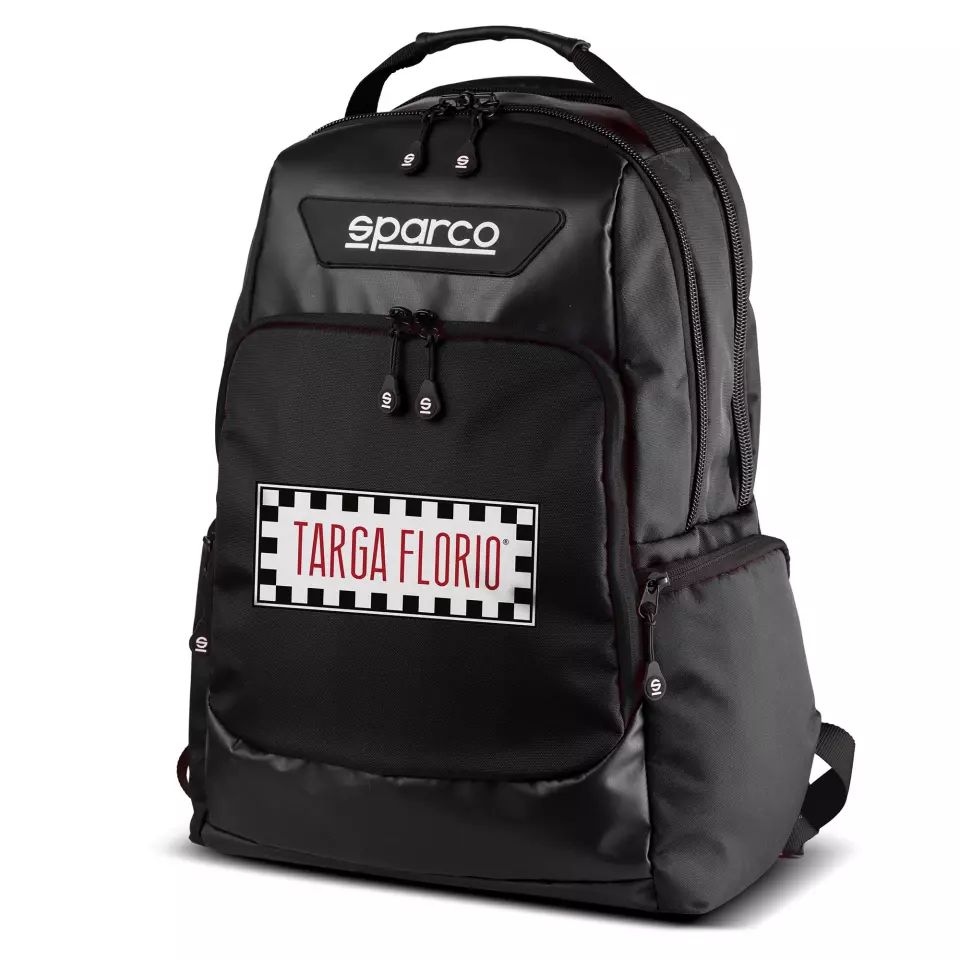 Sparco 016445TF, Superstage Backpack Targa Florio #Z2, Black, image 1, gallery thumbnail