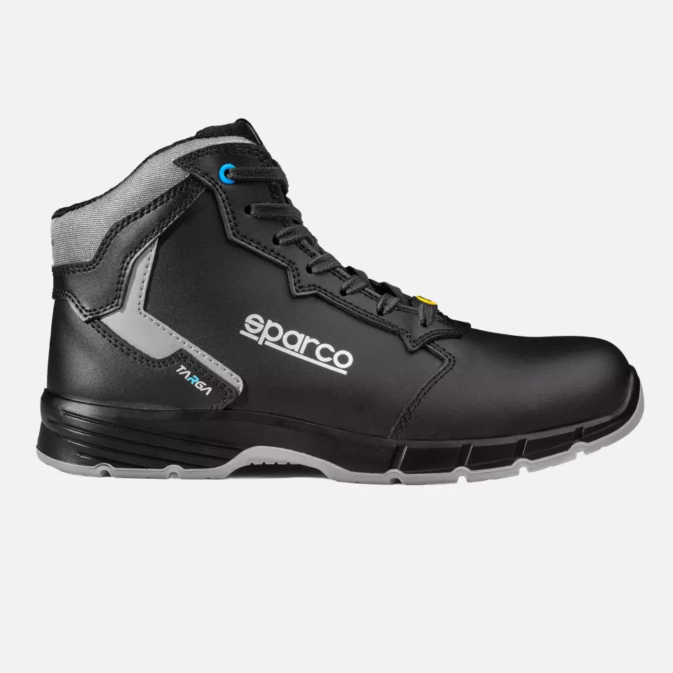 Sparco BTB0012B0-K11, TARGA-H Safety Shoes ESD S3S SR FO, Black/Dark Grey, image 3, gallery thumbnail