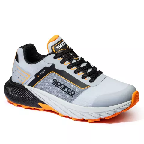 Sparco S-PARK O1 Safety Shoes, Silver/Black
