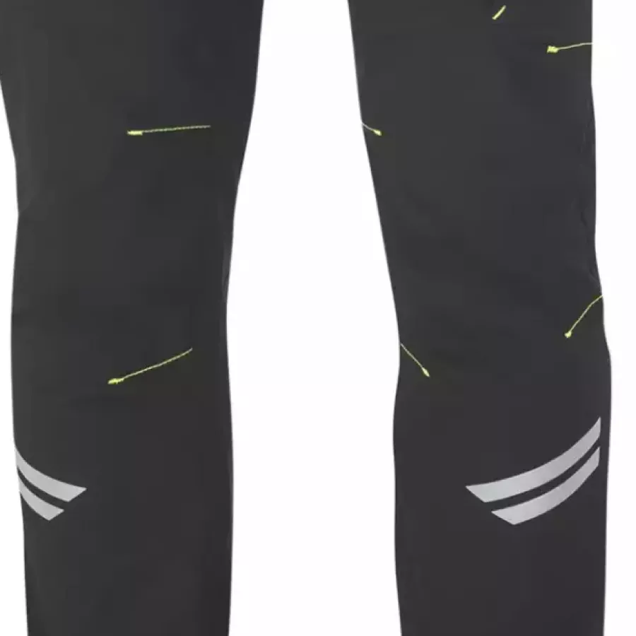 **Abriebfeste Knie** schützen Ihre Hose und ermöglichen Ihnen ungehindertes Arbeiten auf rauen Oberflächen.