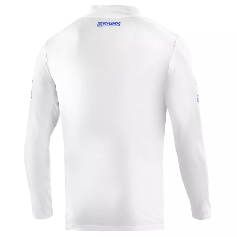 Sparco 002206MR-BI, Martini Langarmshirt mit Stehkragen, Weiß, image 2, gallery thumbnail
