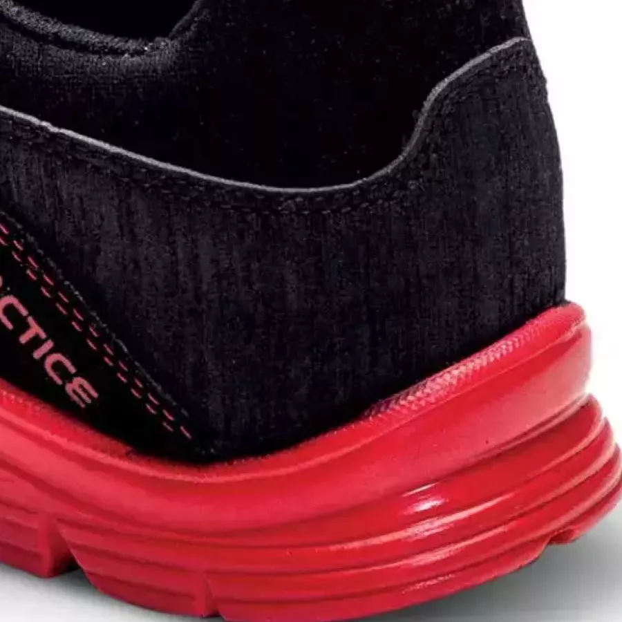 **Energieabsorbierende Ferse** dämpft jeden Schritt, reduziert Ermüdung und hält Sie den ganzen Tag bequem in Bewegung.