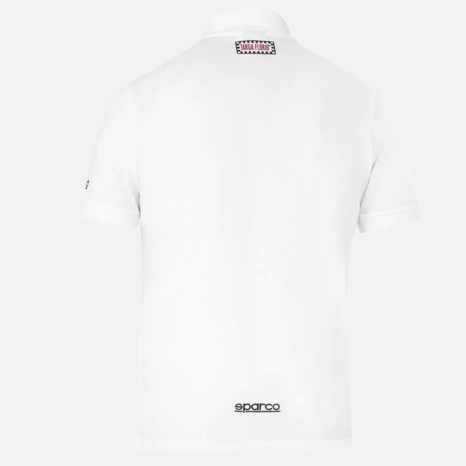 Sparco 013048TF-BI, Targa Florio Poloshirt P2, Weiß, image 2, gallery thumbnail