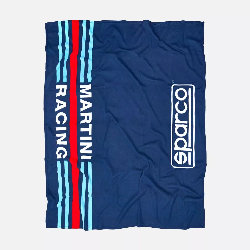 Sparco 099147MR, MARTINI-R Plaid Blanket 150x180cm, Navy Blue, image 1, gallery thumbnail