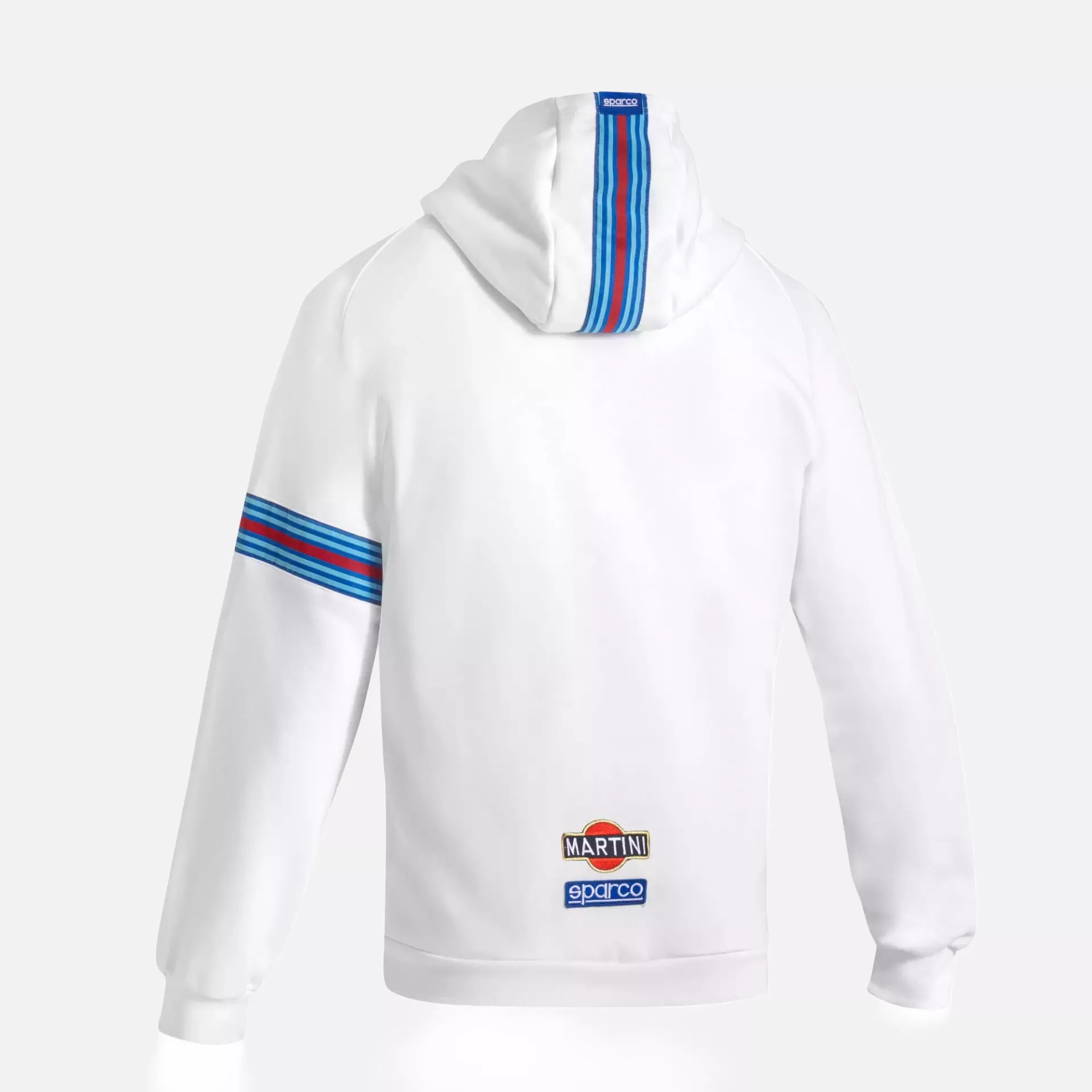 Sparco BMF0013D0-W01, Martini Racing Kapuzen-Sweatjacke, Weiß, image 2