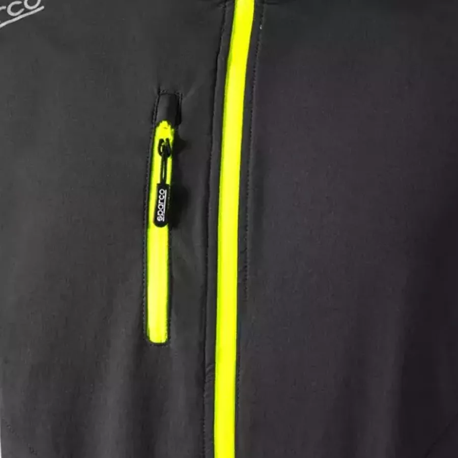 **Zipper Pockets** keep your essentials securely stored without disrupting the jacket’s sleek profile.