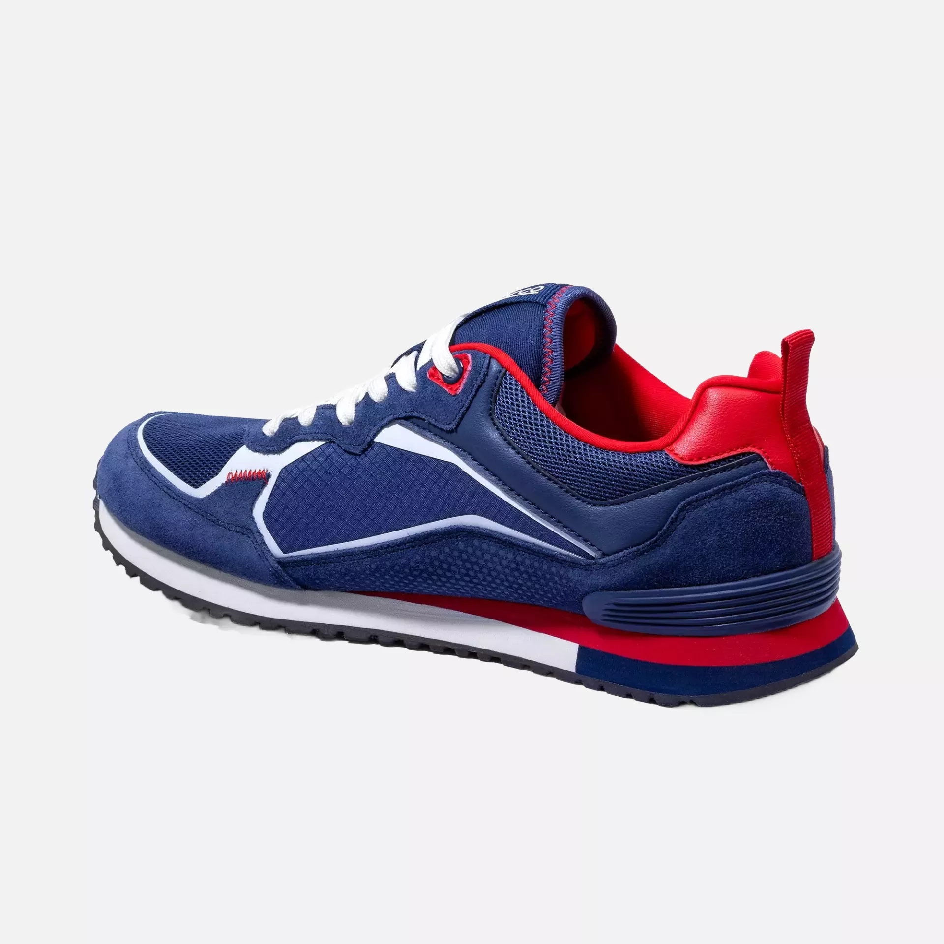 Sparco BMB0001B0-N31, S-Road Shoes, Navy Blue/Red, image 2